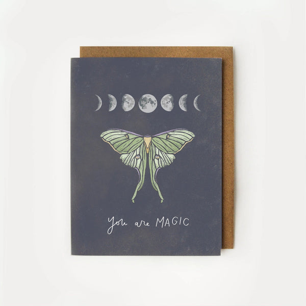 You are Magic Luna Moth Card - DIGS