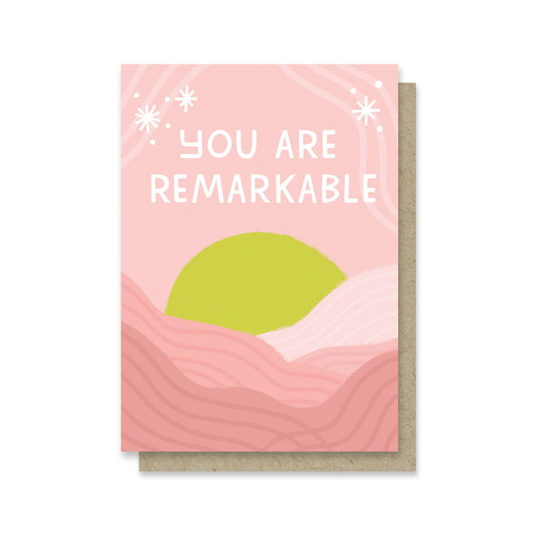 You Are Remarkable Mini Card - DIGS