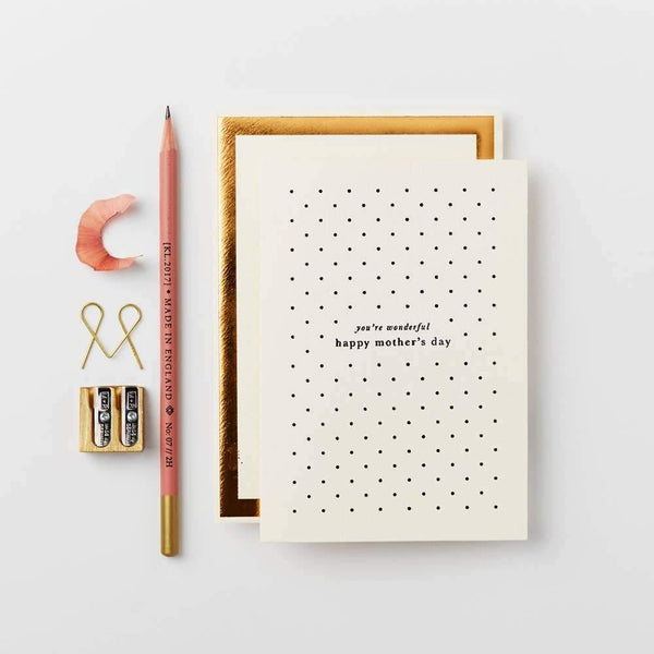 You're Wonderful Mother's Day Card - DIGS