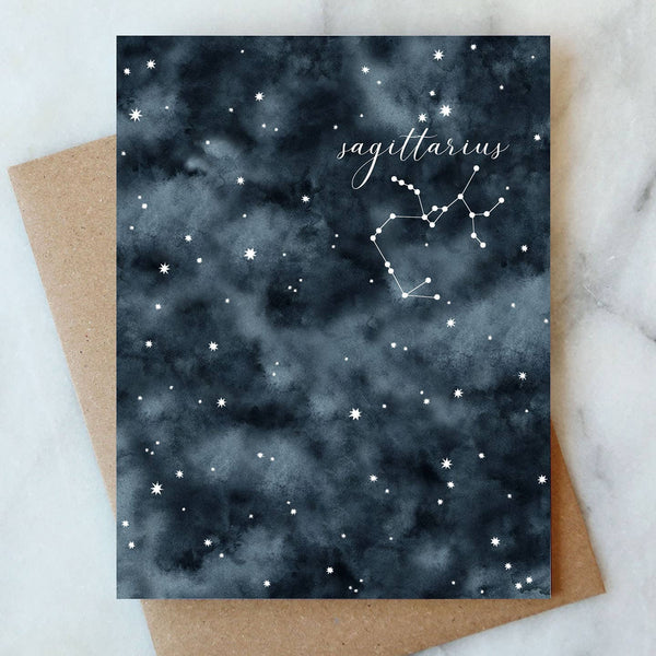 Zodiac Greeting Card: Sagittarius - DIGS
